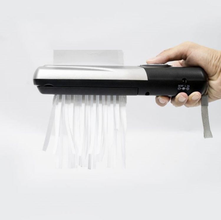 Home Office Paper Shredder - Déchiqueteuse USB portable multifonctionnelle, mini déchiqueteuse