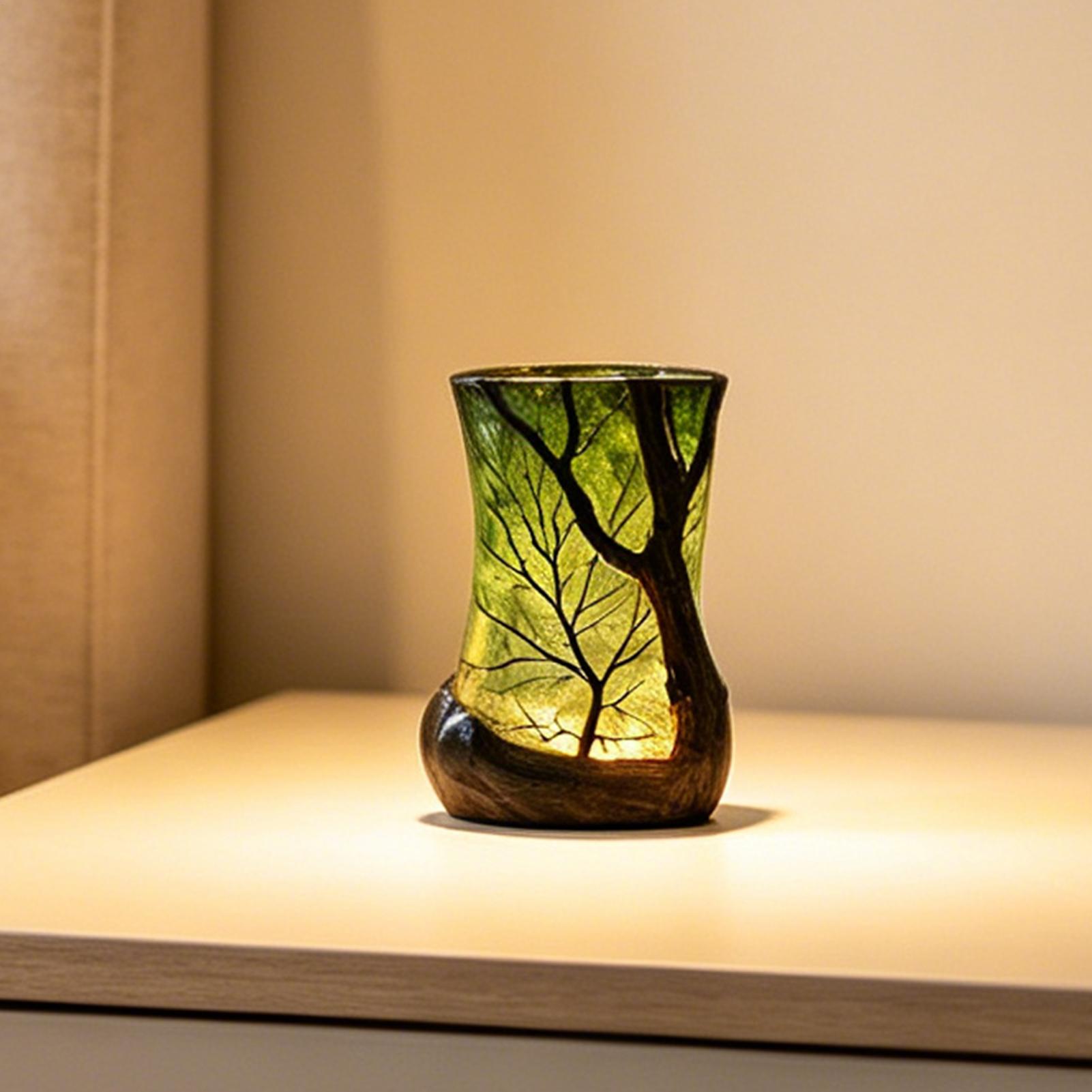 Home Office Desk - Lampe de chevet, veilleuse forêt, lumière
