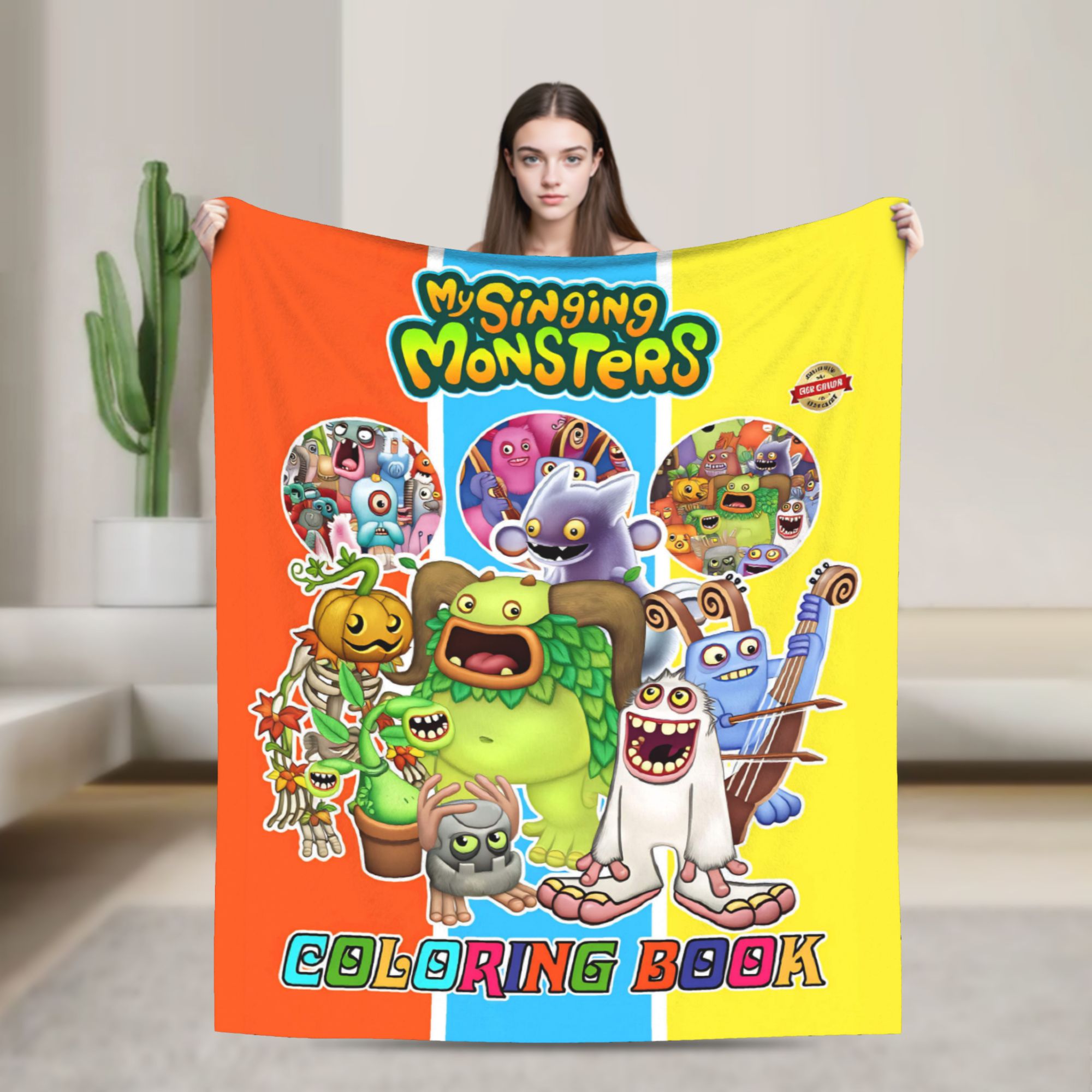 Home Office Trend - Couverture My Singing Monsters de qualité