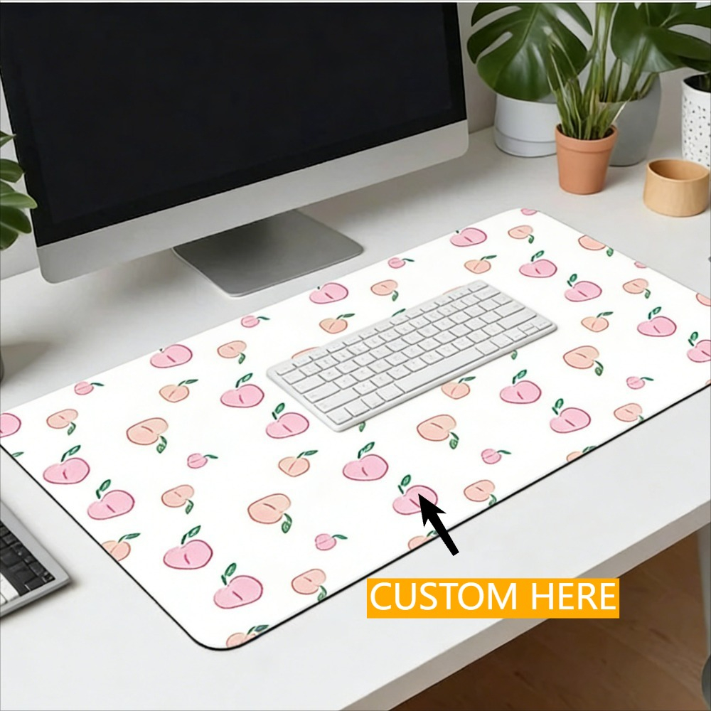 Home Office Desk - 1 tapis de souris personnalisé avec