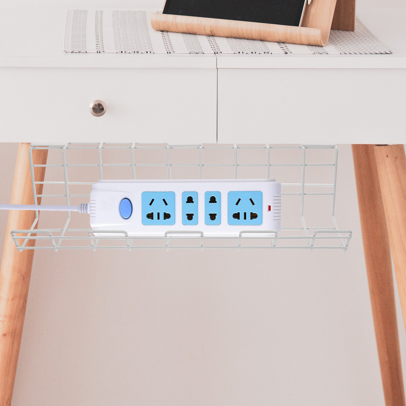 Power Strip Desk - Lot de 2 organiseurs de câbles
