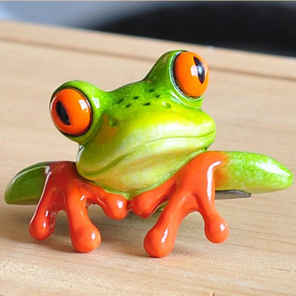 Home Office Programmer - Résine créative 3D artisanat grenouille décoration