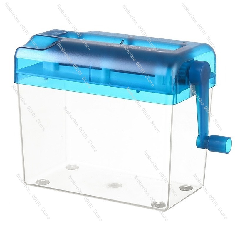 Home Office Paper Shredder - Déchiqueteuse de papier manuelle compacte A6,