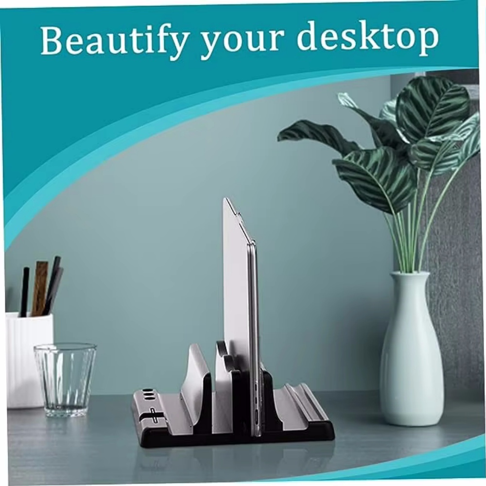 Home Office Programmer - Support vertical réglable pour ordinateur portable,
