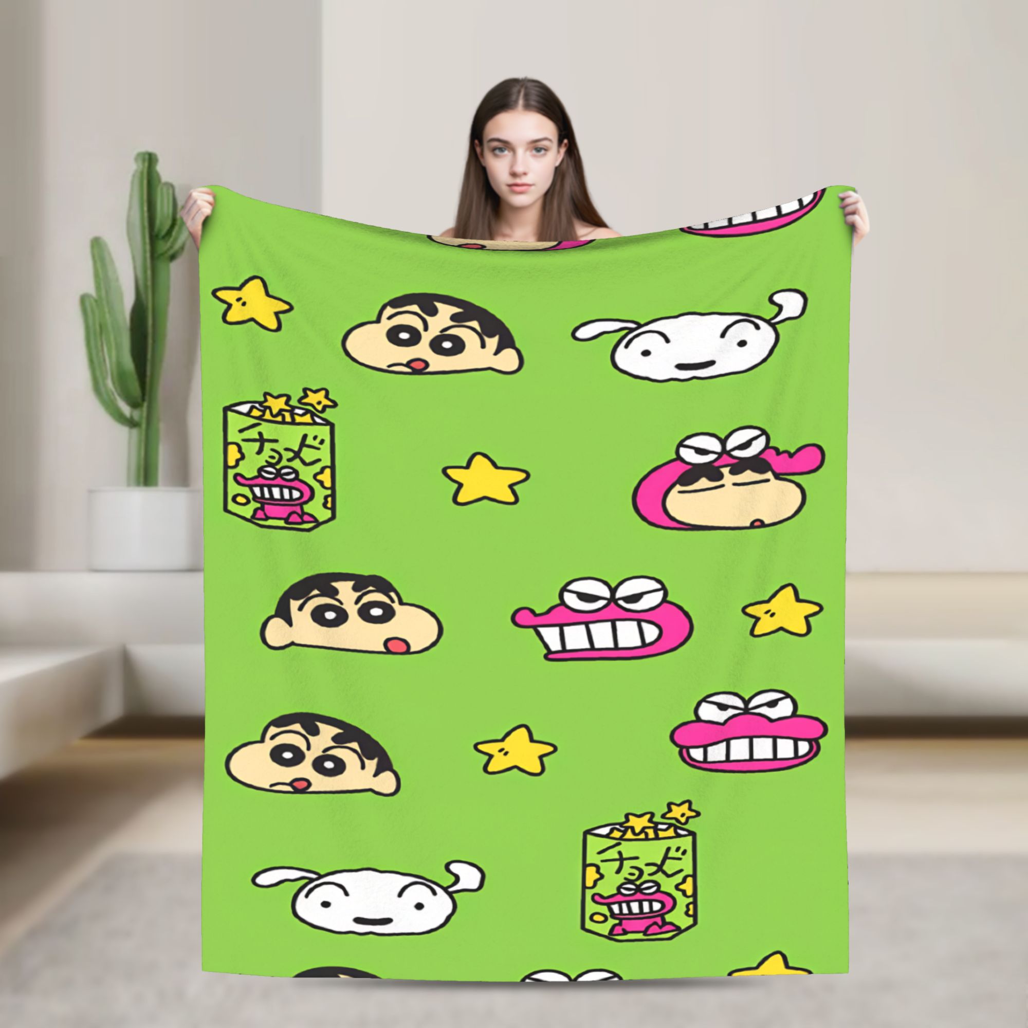 Home Office Trend - Couverture super douce en flanelle Crayon