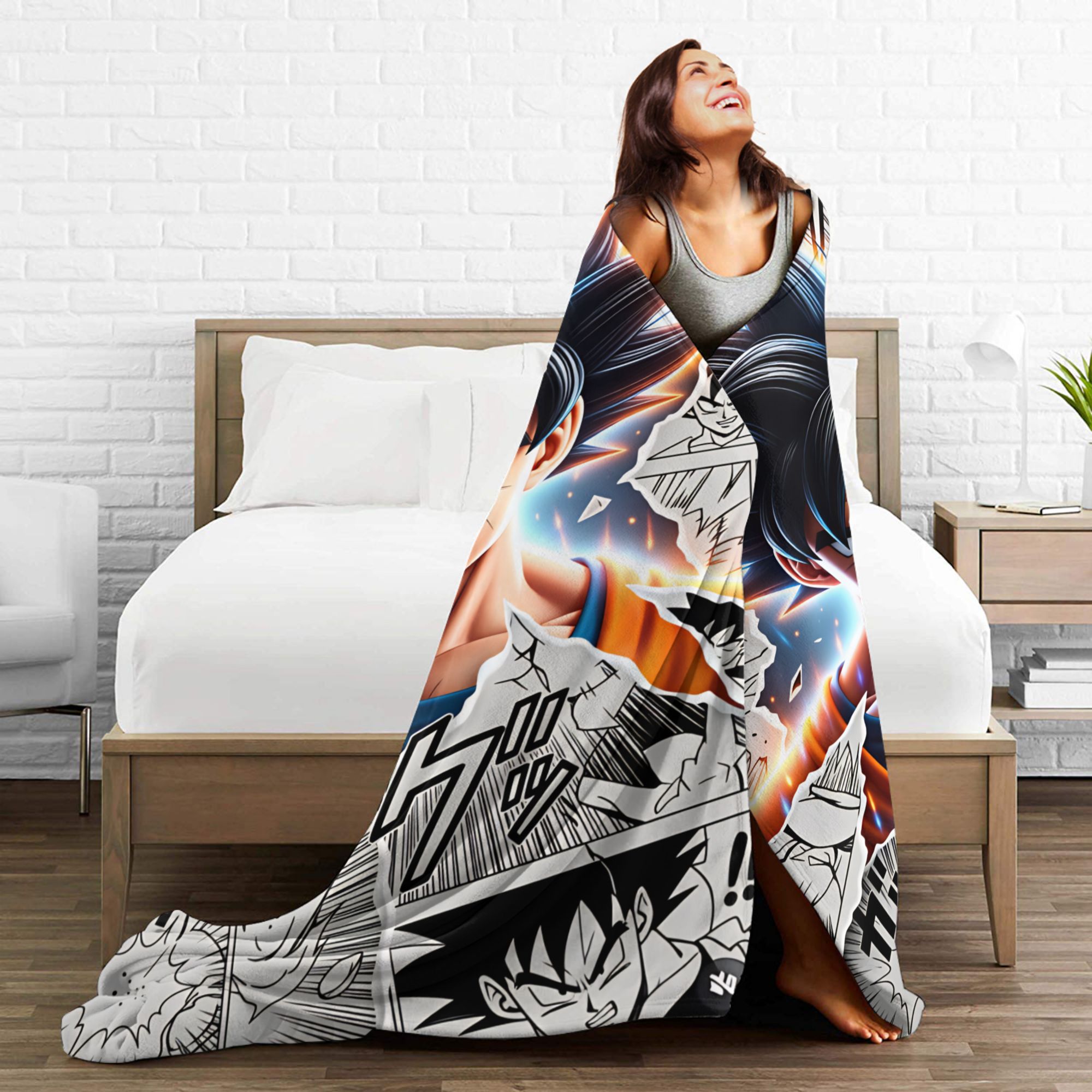 Couverture en flanelle Anime D - Home Office Trend avis et prix