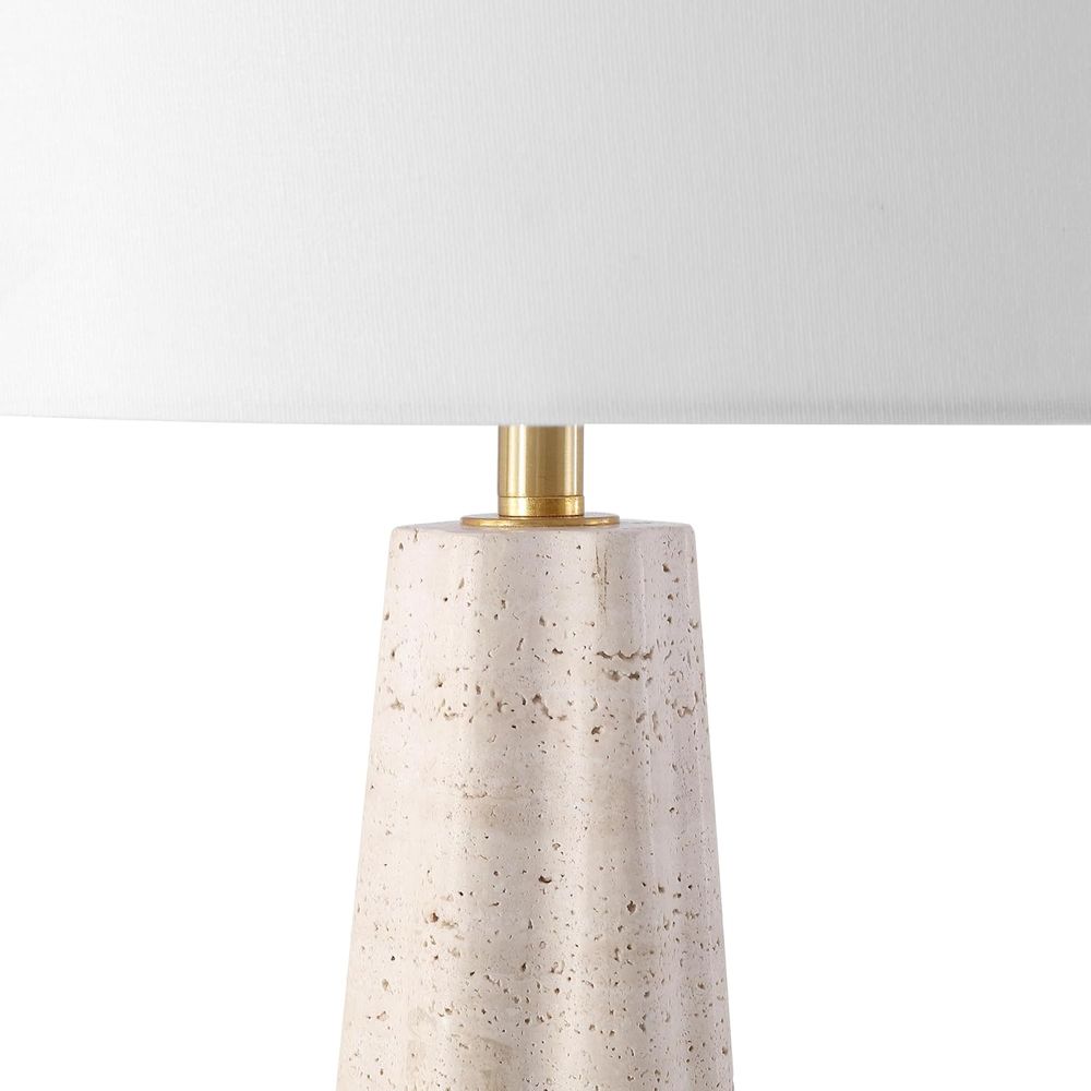 Lampe de table en travertin/bl - Home Office Desk avis et prix
