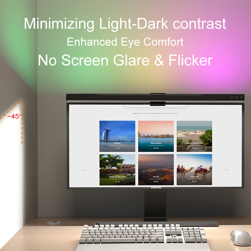 Barre lumineuse RGB 60/80 cm p - Home Office Programmer avis et prix