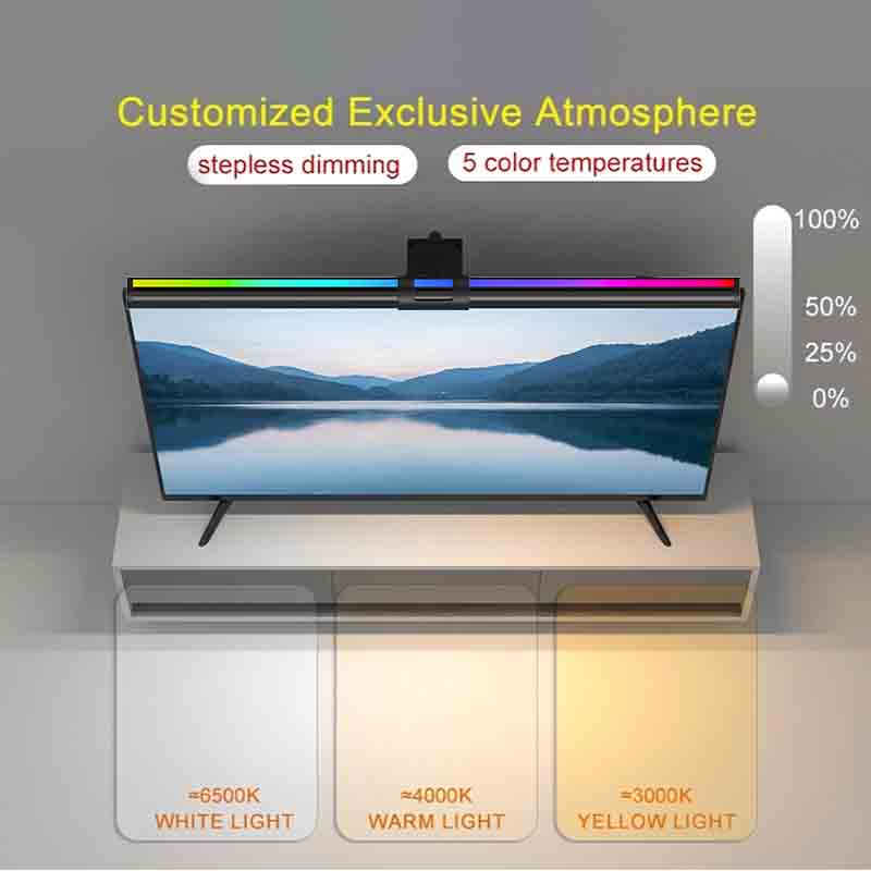Barre lumineuse RGB 60/80 cm p - Home Office Programmer avis et prix
