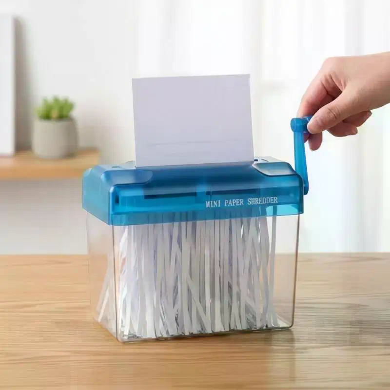 Déchiqueteuse de papier manuel - Home Office Paper Shredder avis et prix