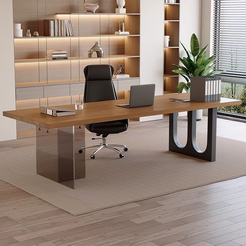 Bureau flottant en bois et acr - Home Office Desk avis et prix