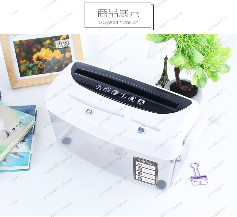 Broyeur de papier manuel à man - Home Office Paper Shredder avis et prix