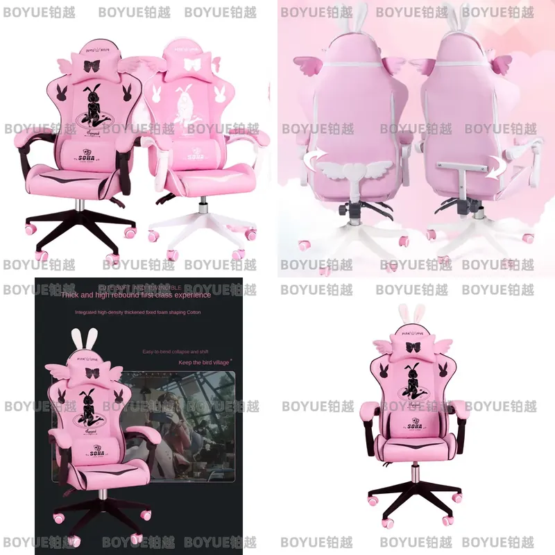 Chaise de jeu rose ergonomique - Home Office Desk avis et prix