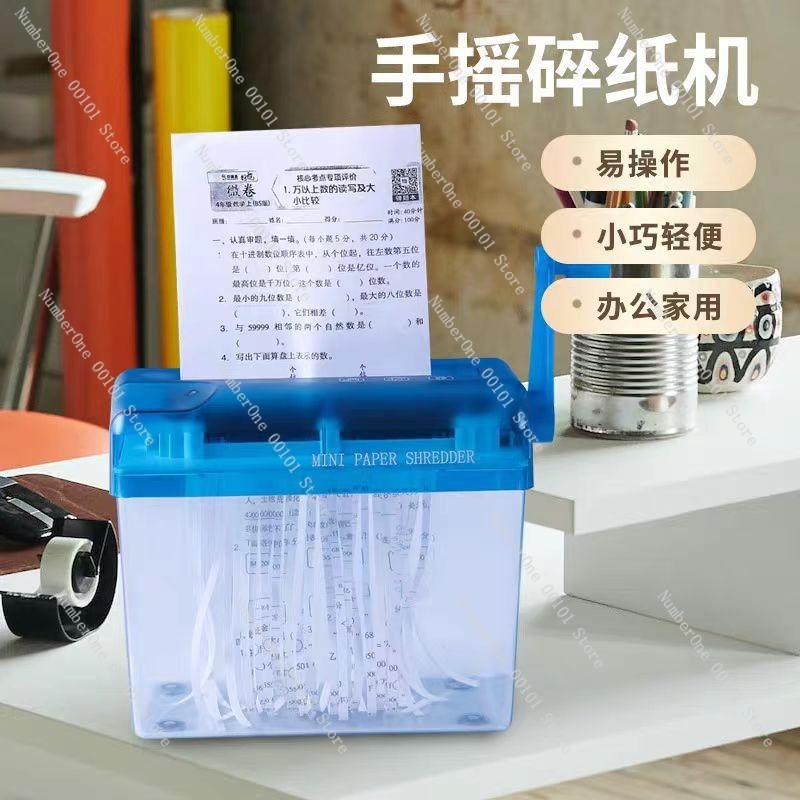 Déchiqueteuse de papier manuel - Home Office Paper Shredder avis et prix