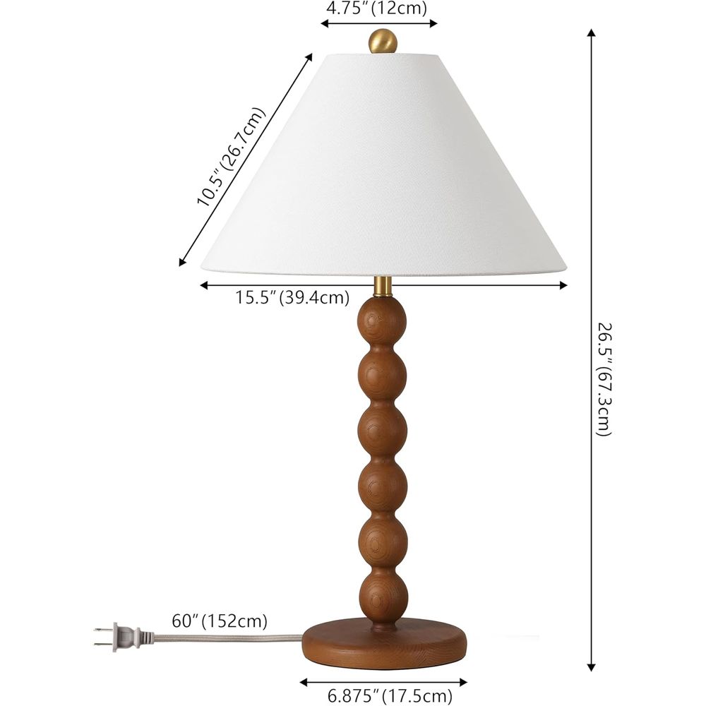 Lampe de table en résine marro - Home Office Desk avis et prix