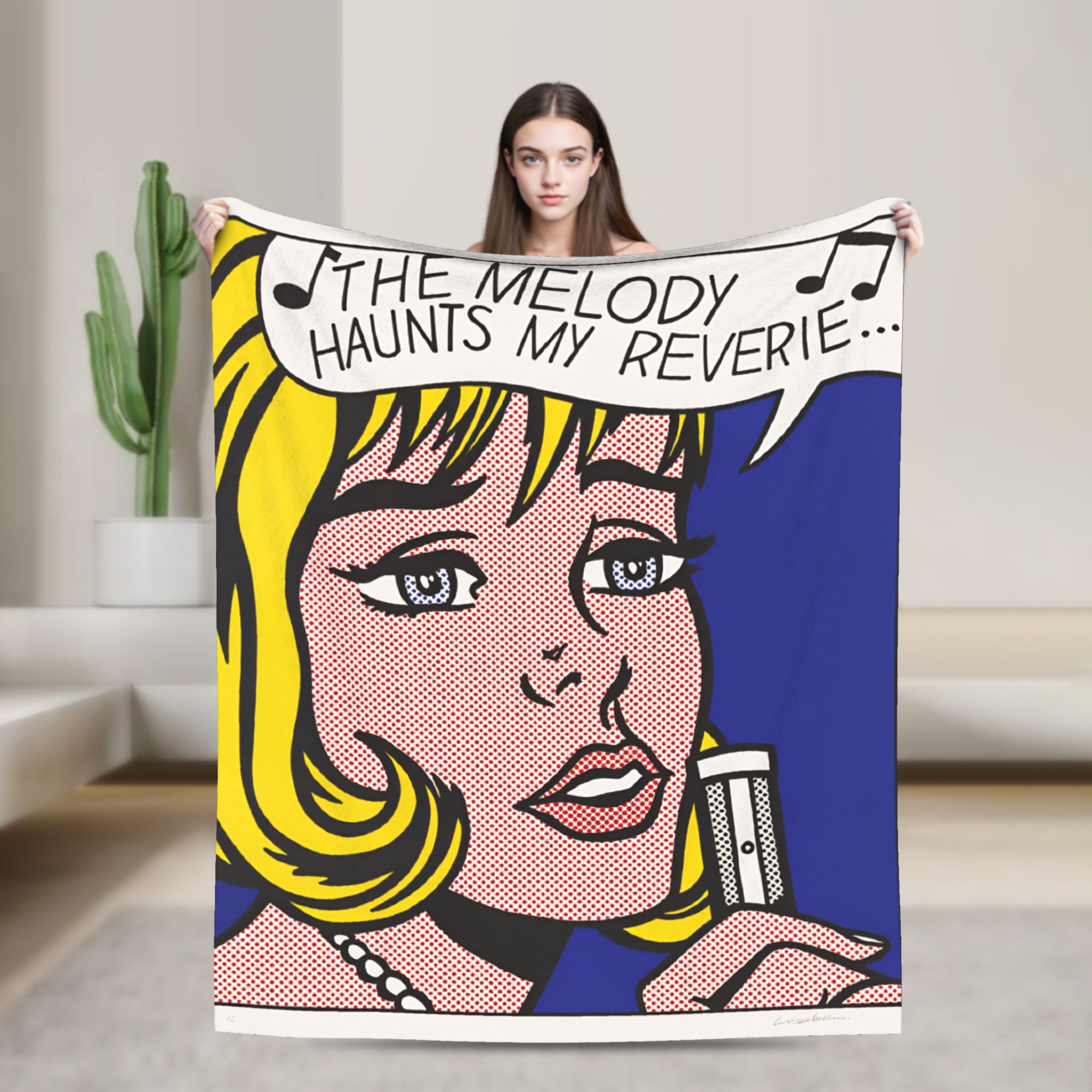 Couverture Roy Lichtenstein Po - Home Office Trend avis et prix