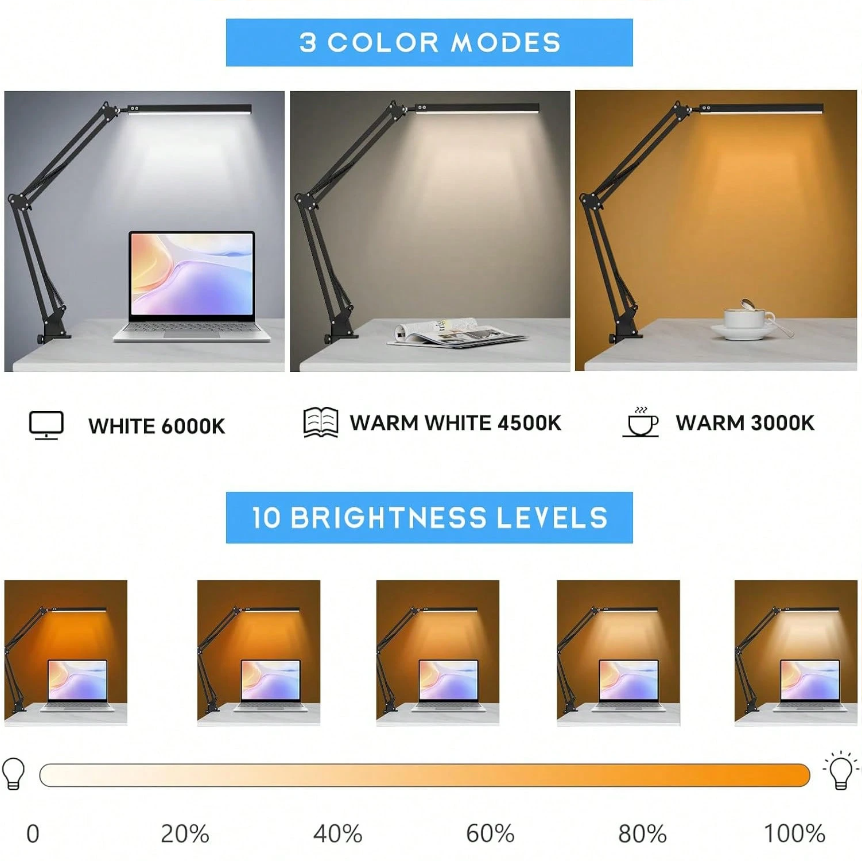 Lampe de bureau LED pour la ma - Home Office Desk avis et prix