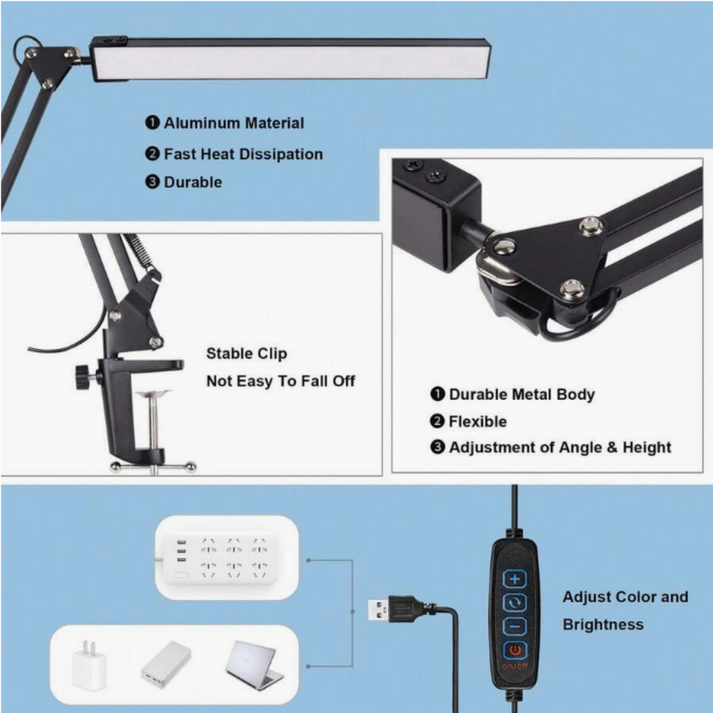 Lampe de bureau LED pour la ma - Home Office Desk avis et prix
