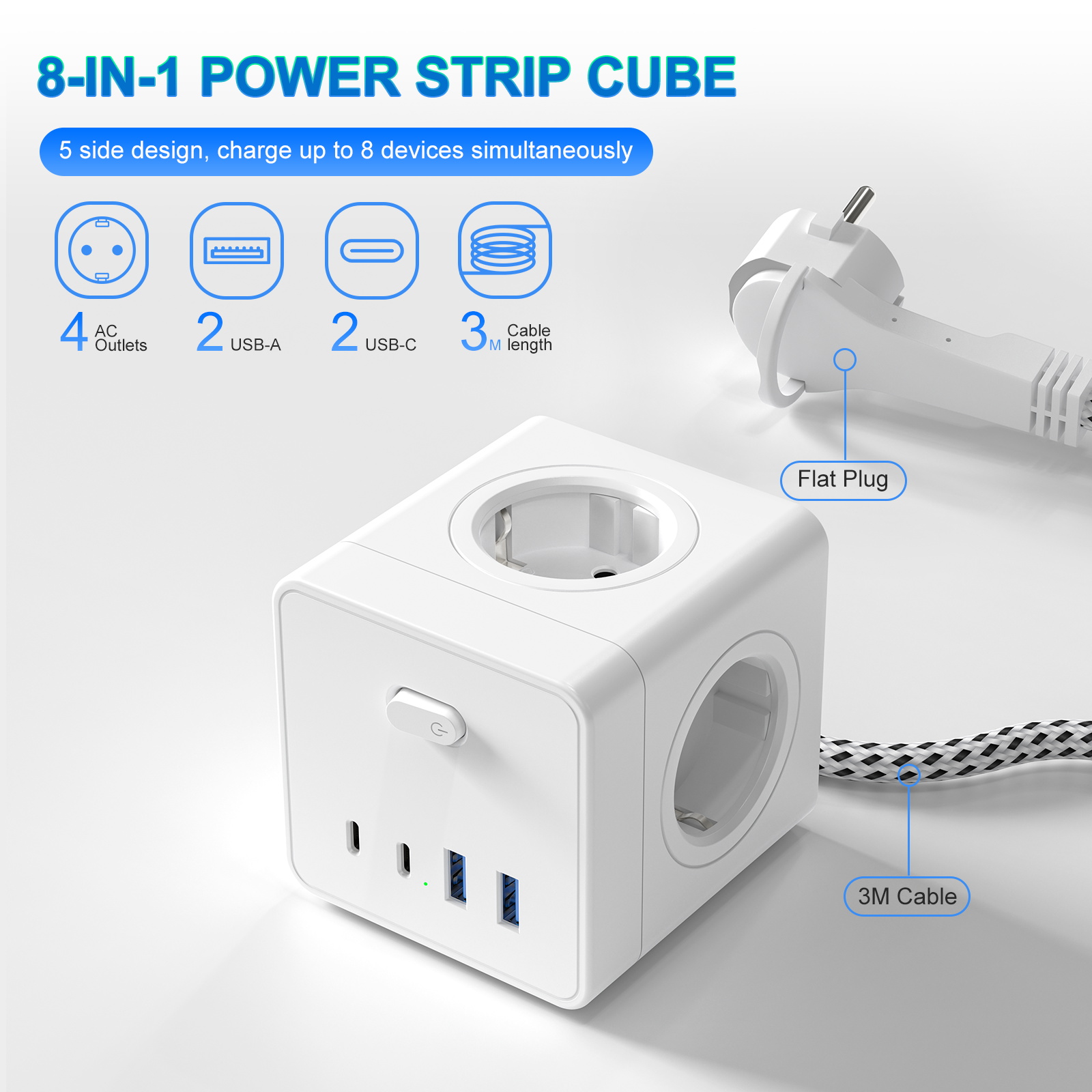 Multiprise de voyage HITRENDS  - Power Strip Desk avis et prix